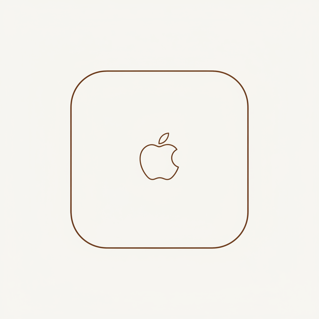 Top-down view of a Mac Studio